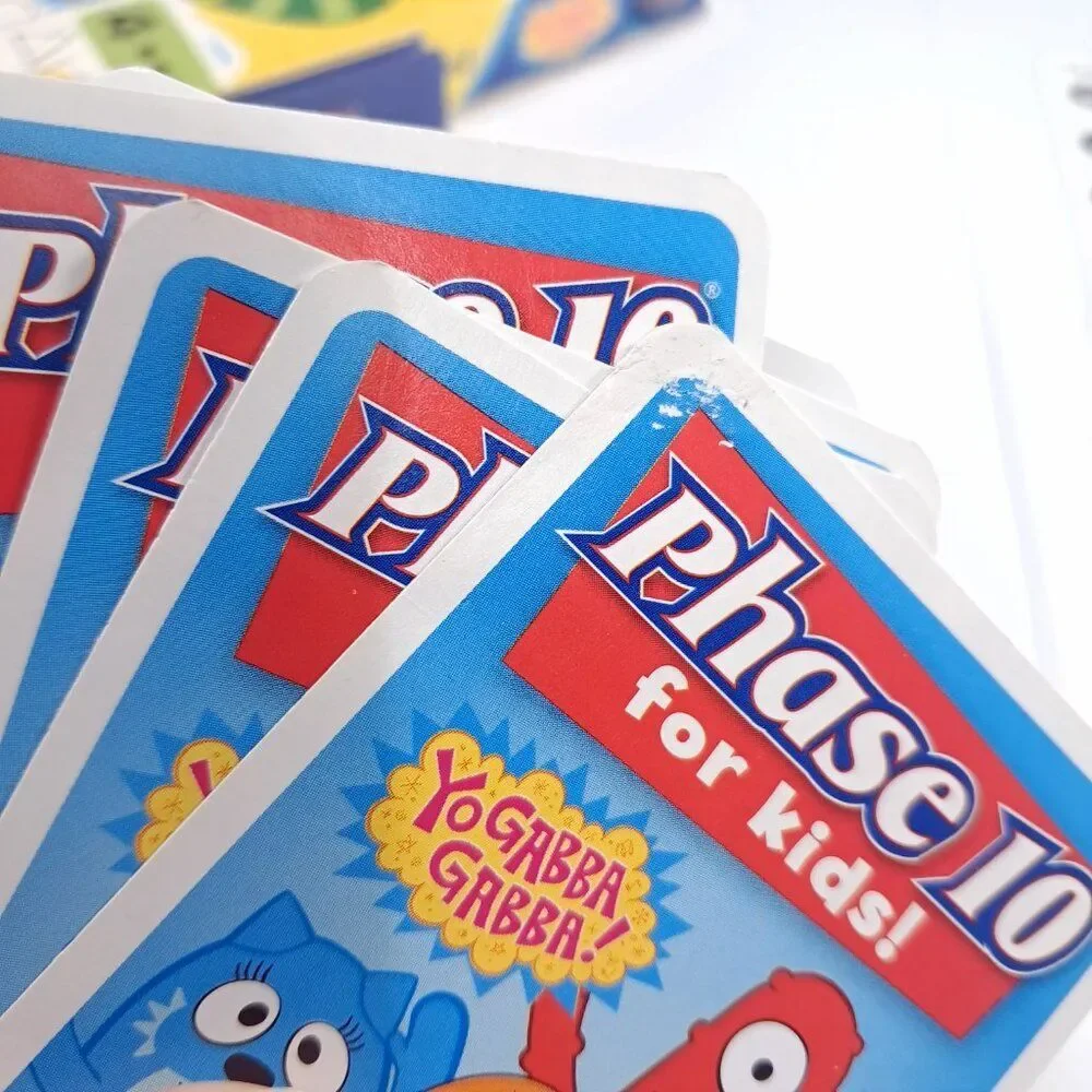 Phase 10 For Kids!‎ Card Game YO GABBA GABBA Fundex 2008 complete Vintage